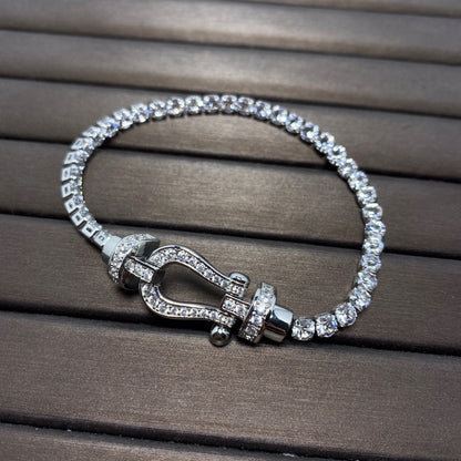 [Kismet Jewels ]FORCE  HORSESHOE  DIAMOND TENNIS BRACELET