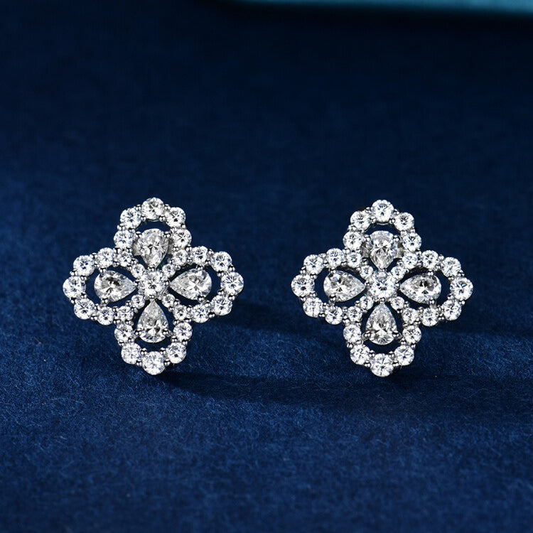 [Kismet Jewels ]LOOP EARRINGS FULL MOTIF DIAMOND 16MM