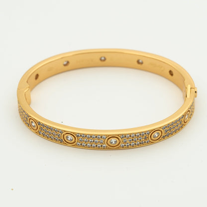 [Kismet Jewels ]LOVE BRACELET 6.1MM DIAMOND-PAVED 10 BIG DIAMONDS