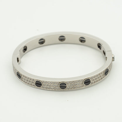 [Kismet Jewels ]LOVE BRACELET 6.1MM DIAMOND-PAVED CERAMIC