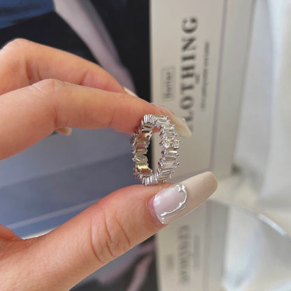 [Kismet Jewels ]Delicate Multi Shape Tennis Ring