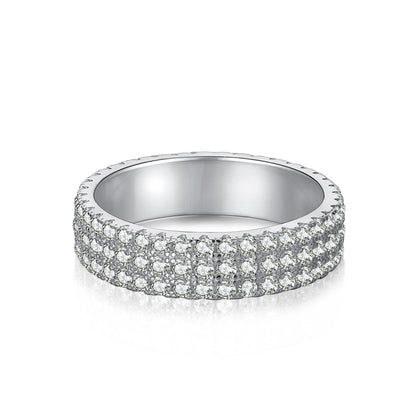 [Kismet Jewels ]Dainty Round Cut Tennis Ring
