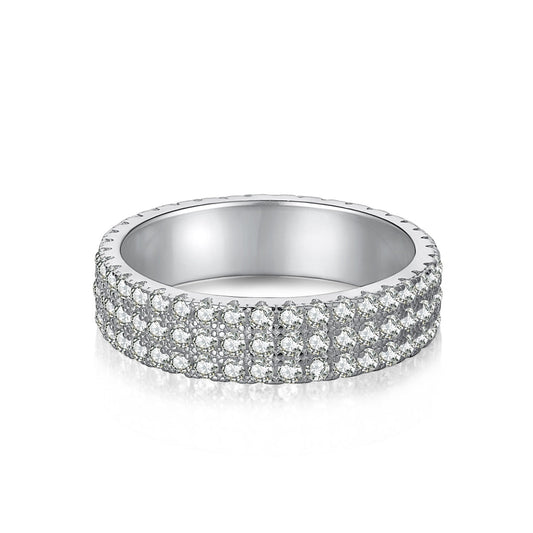 [Kismet Jewels ]Dainty Round Cut Tennis Ring