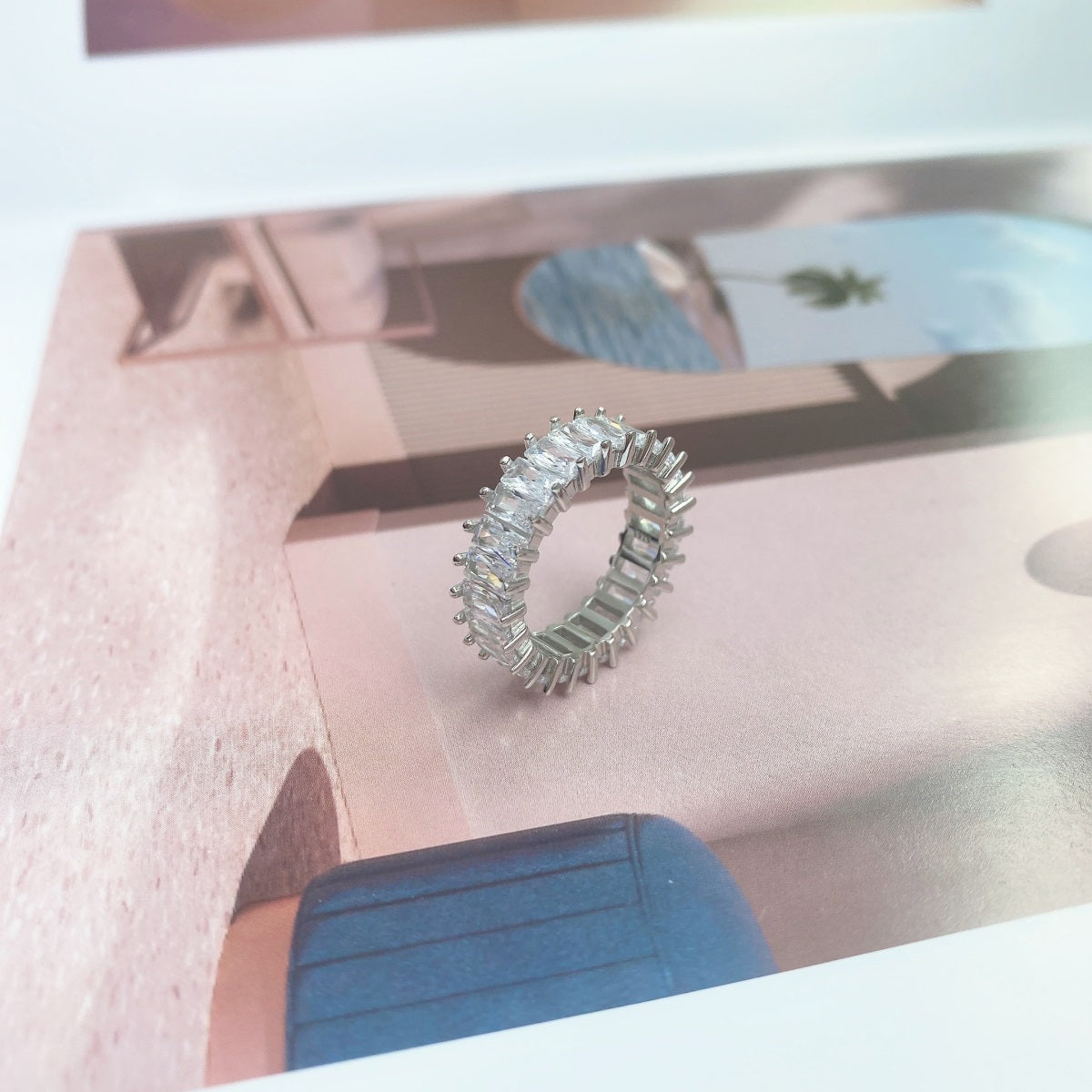 [Kismet Jewels ]Unique Colorful Radiant Cut RIng