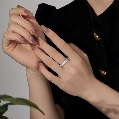 [Kismet Jewels ]Dainty Round Cut Tennis Ring