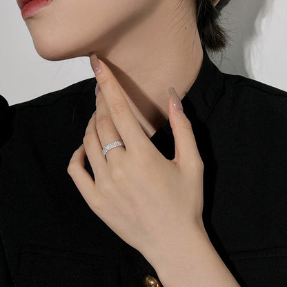 [Kismet Jewels ]Dainty Round Cut Tennis Ring