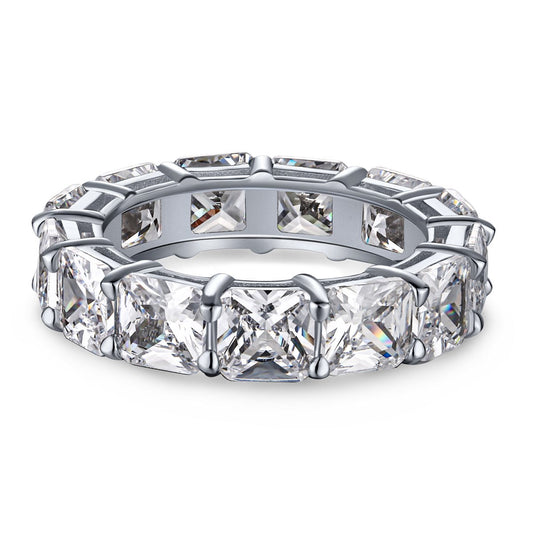 [Kismet Jewels ]Elegant Princess Cut Tennis Ring