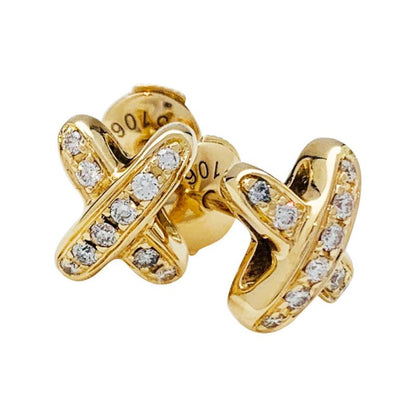 [Kismet Jewels ]JEUX DE GOLD DIAMOND EARRINGS