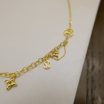 [Kismet Jewels ]BLOOMING SUPPLE NECKLACE BRASS