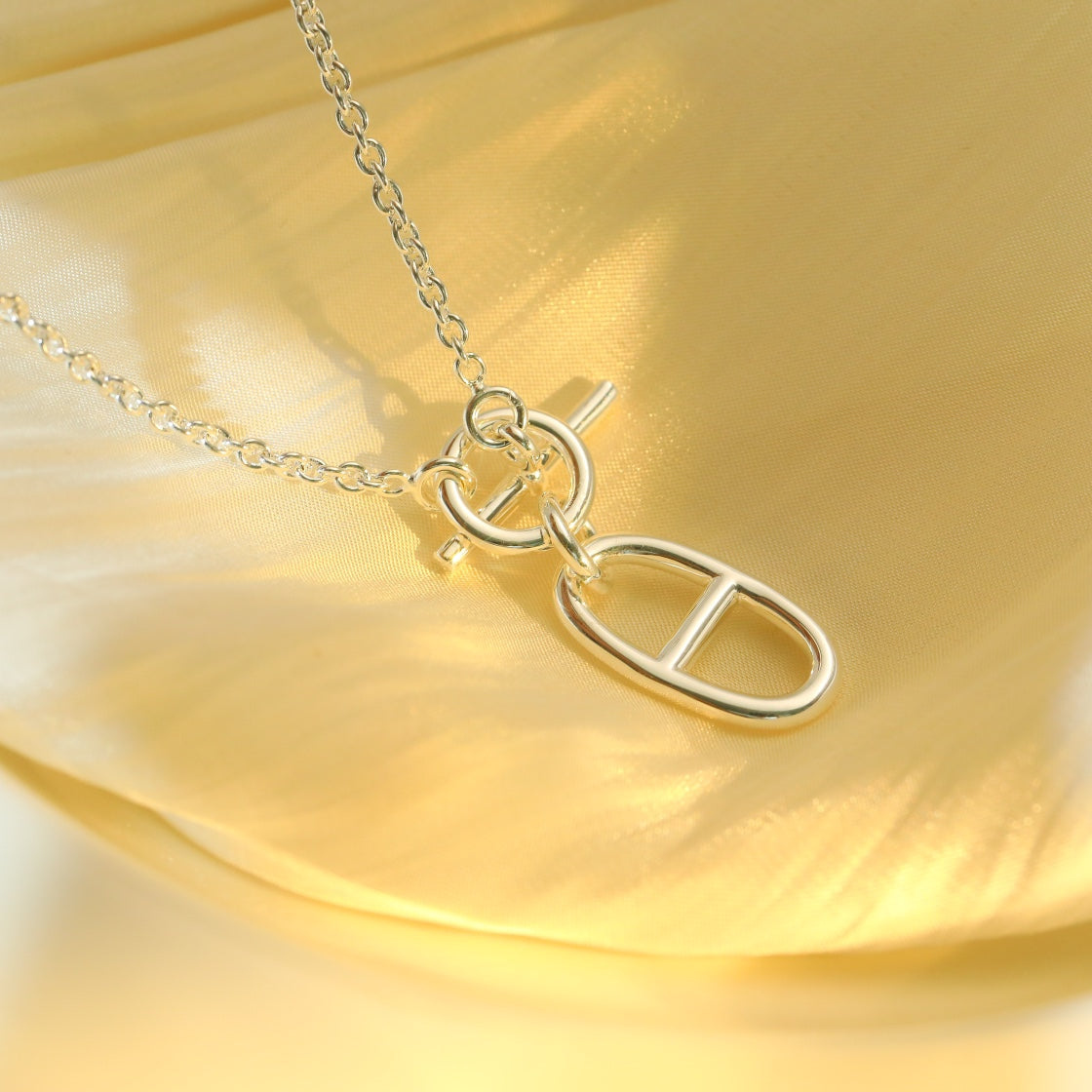 [Kismet Jewels ]HM CHAINE D'ANCRE PENDANT NECKLACE STERLING SILVER