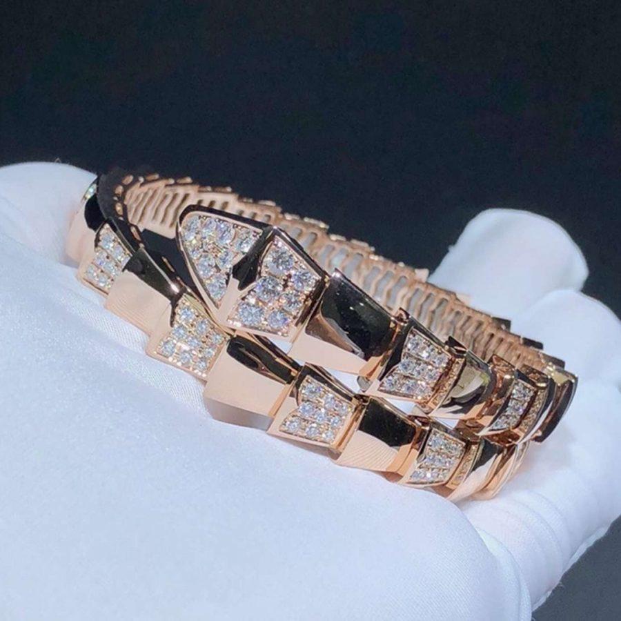 [Kismet Jewels ]SERPENTI BRACELET PINK GOLD DIAMOND
