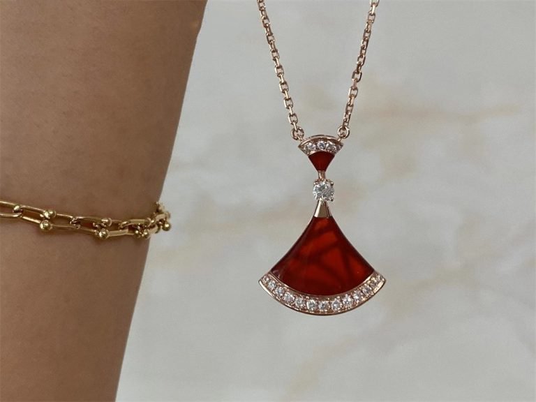 [Kismet Jewels ]DREAM NECKLACE CARNELIAN DIAMOND