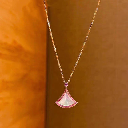 [Kismet Jewels ]DREAM NECKLACE MOP DIAMOND PINK