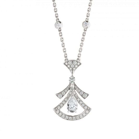 [Kismet Jewels ]DREAM NECKLACE WHITE DIAMOND SILVER