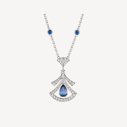 [Kismet Jewels ]DREAM NECKLACE AGATE DIAMOND SILVER