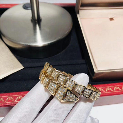 [Kismet Jewels ]SERPENTI BRACELET 8MM GOLD DIAMOND