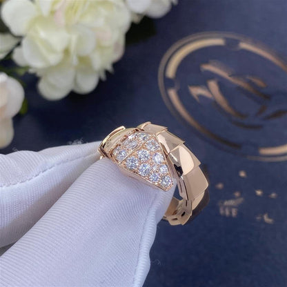 [Kismet Jewels ]SERPENTI RING PINK GOLD DIAMOND