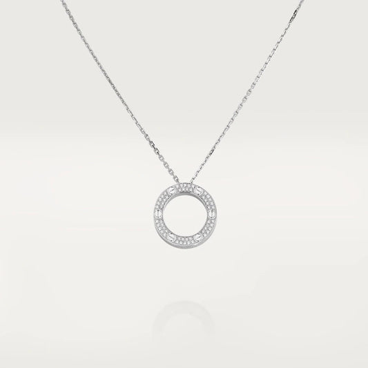 [Kismet Jewels ]LOVE NECKLACE ADJUSTABLE SILVER