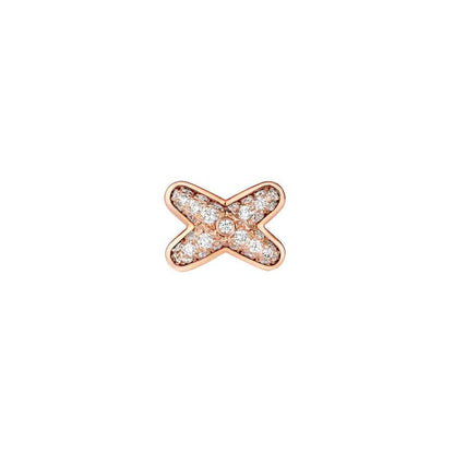 [Kismet Jewels ]JEUX DE PINK GOLD DIAMOND EARRINGS
