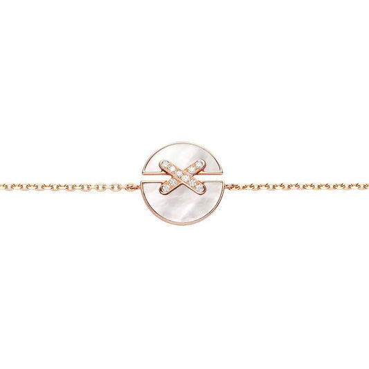 [Kismet Jewels ]JEUX DE BRACELET MOP PINK GOLD DIAMONDS