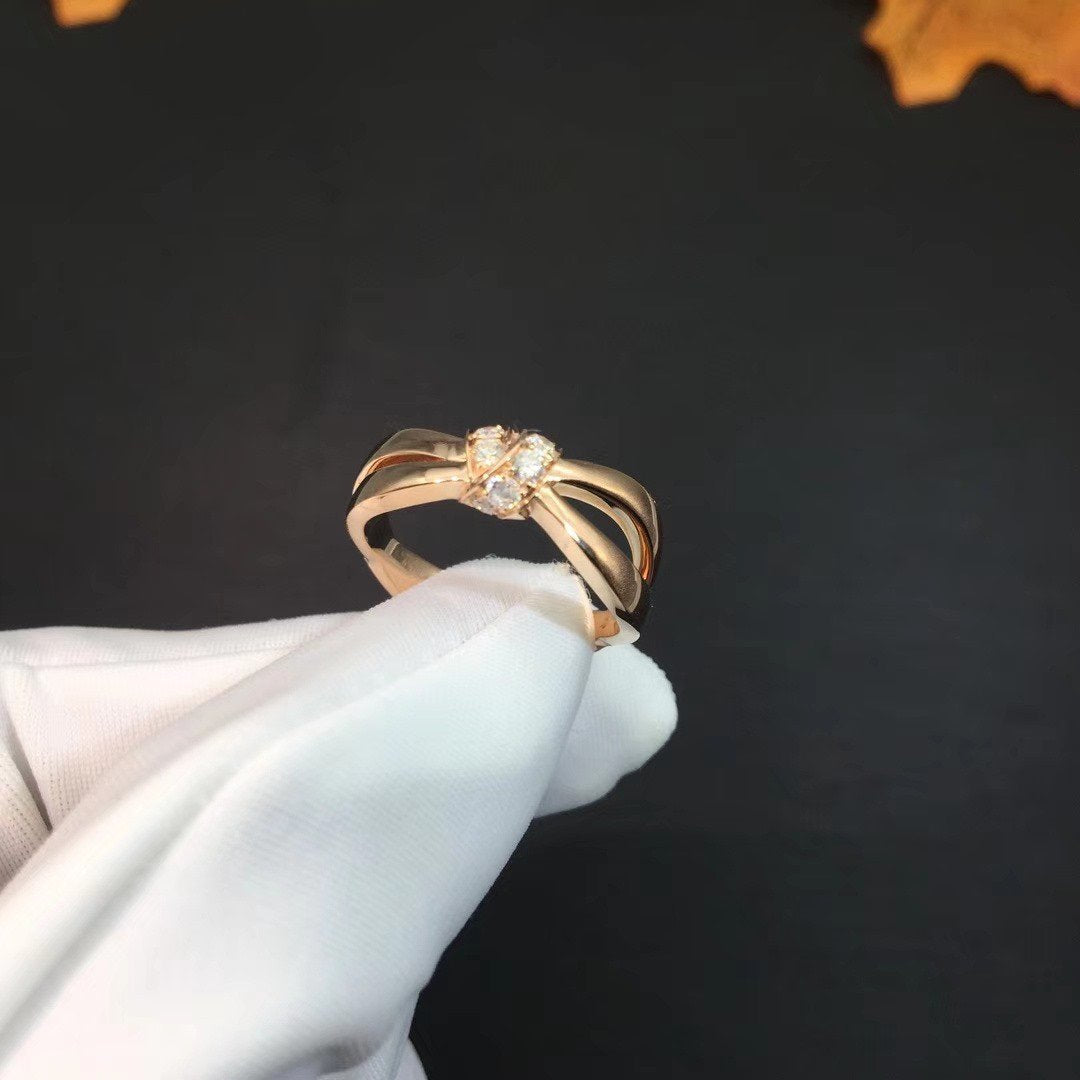 [Kismet Jewels ]LIENS RING PINK GOLD DIAMOND