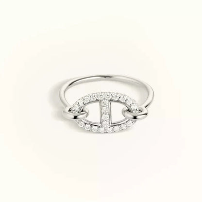 [Kismet Jewels ]RONDE SMALL SILVER DIAMOND RING