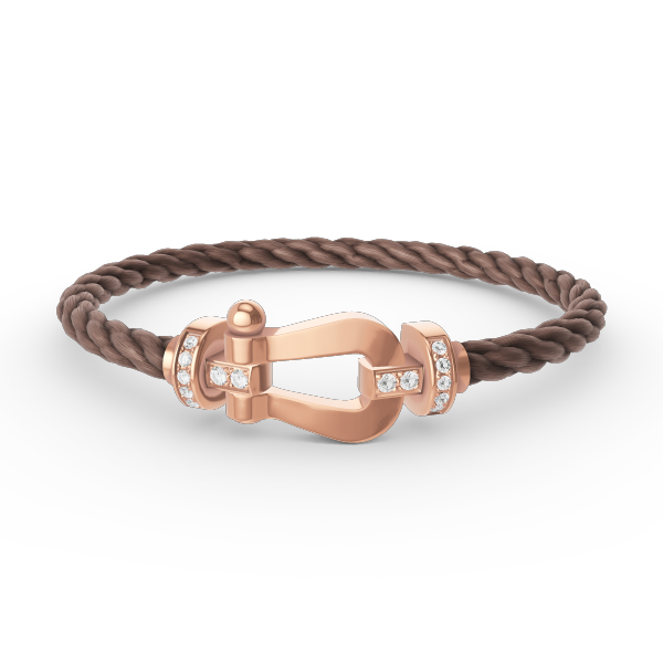 [Kismet Jewels ]FORCE LARGE HORSESHOE HALF DIAMOND BRACELET ROSE GOLD