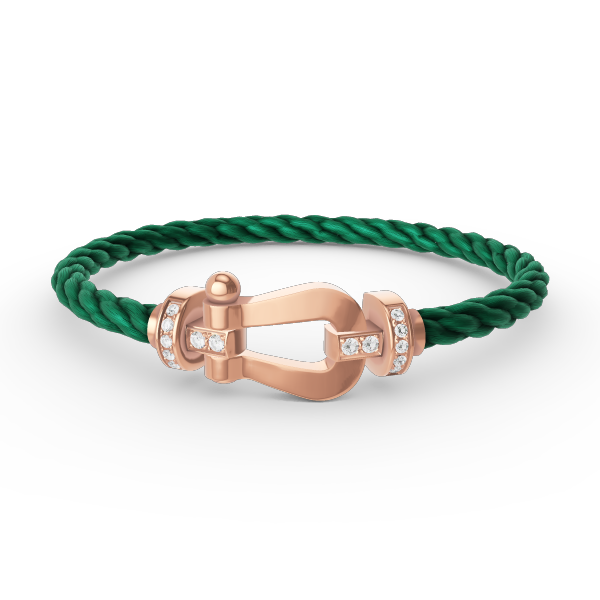 [Kismet Jewels ]FORCE LARGE HORSESHOE HALF DIAMOND BRACELET ROSE GOLD