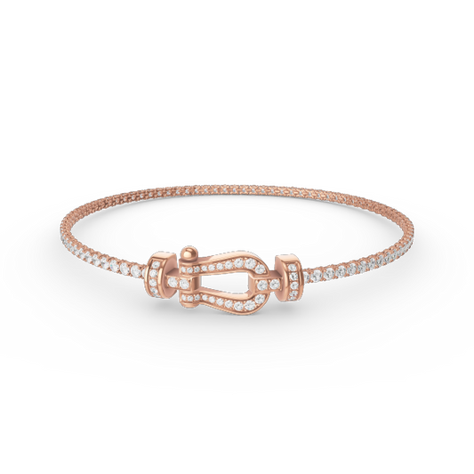 [Kismet Jewels ]FORCE  HORSESHOE  DIAMOND TENNIS BRACELET