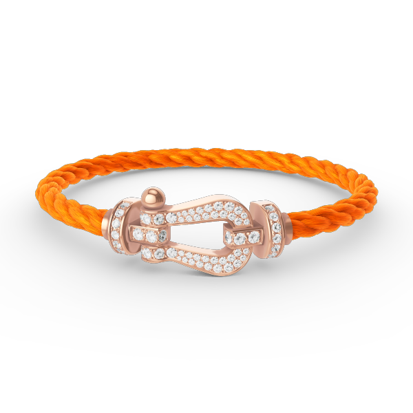[Kismet Jewels ]FORCE LARGE HORSESHOE FULL DIAMOND BRACELET ROSE GOLD