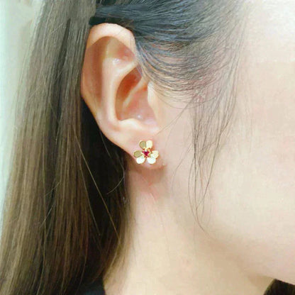 [Kismet Jewels ]FRIVOLE  FLOWER PINK EARRINGS