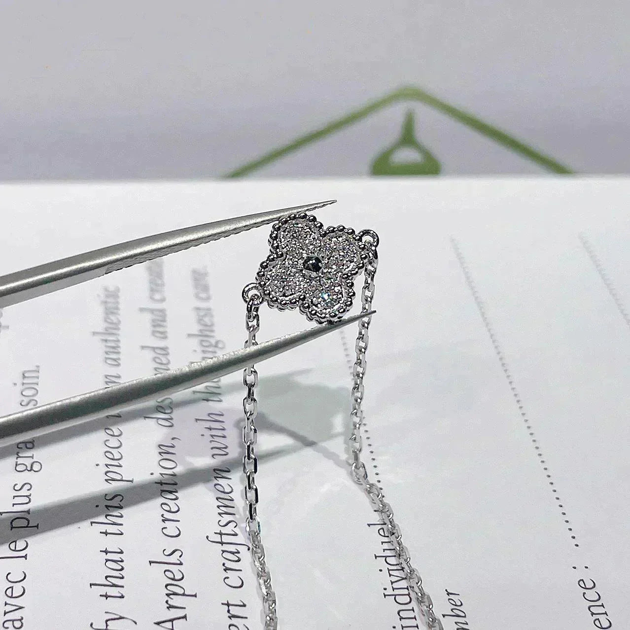 [Kismet Jewels ]CLOVER  SINGLE FLOWER BRACELET SILVER