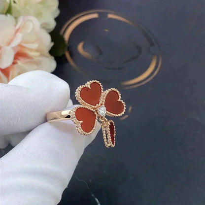 [Kismet Jewels ]SWEET CLOVER CARNELIAN RING