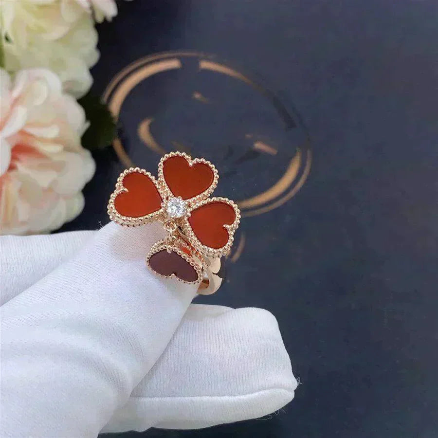 [Kismet Jewels ]SWEET CLOVER CARNELIAN RING