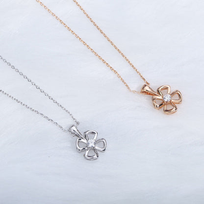 [Kismet Jewels ]FIOREVER NECKLACE DIAMOND CENTER
