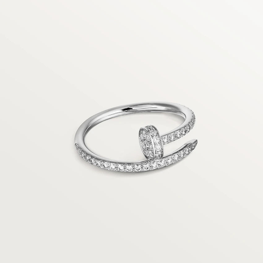 [Kismet Jewels ]JUSTE RING 1.8MM SILVER DIAMONDS