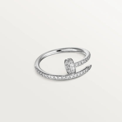 [Kismet Jewels ]JUSTE RING 1.8MM SILVER DIAMONDS