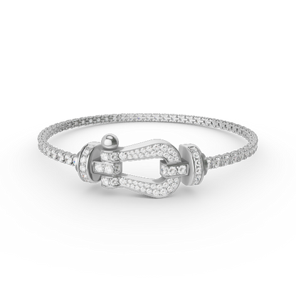 [Kismet Jewels ]FORCE  LARGE HORSESHOE FULL DIAMOND TENNIS BRACELET